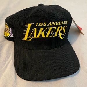 Corduroy Lakers Hat